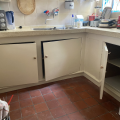 bestaande keuken geschilderd