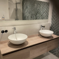 badkamer af gemonteerd
